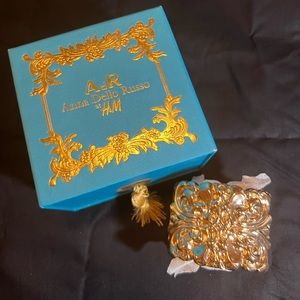 Authentic ANNA DELLO RUSSO & HM Designer Collaboration Gold Baroque Bracelet